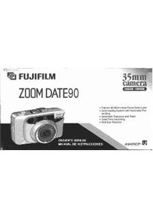 Fujifilm ZoomDate 90 manual. Camera Instructions.